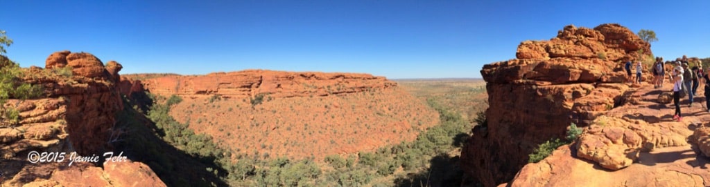 Here's part of King's Canyon, you can see the box end at the left.