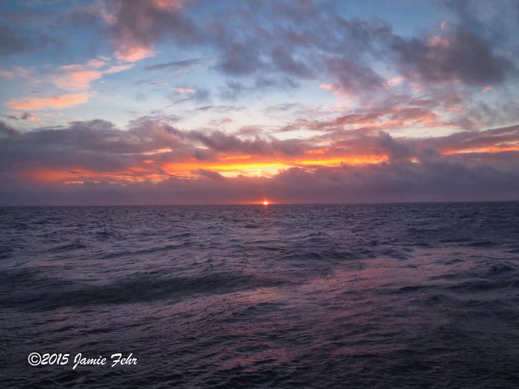 The last sunset we witnessed while aboard the Spirit of Freedom.