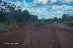 They had to create a detour to deal with the flooding here.